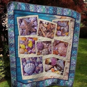 Seashell P040407 Quilt Blanket  Quilt